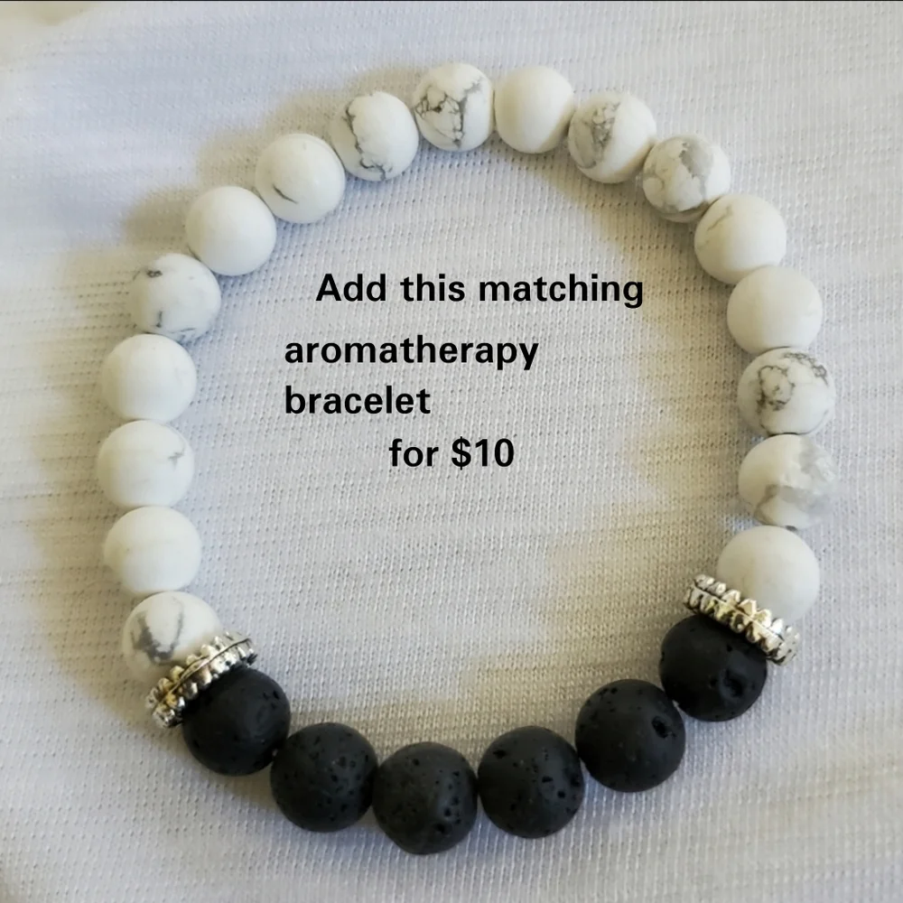 N/A white howlite